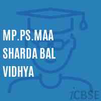 Mp.Ps.Maa Sharda Bal Vidhya Primary School Logo