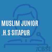Muslim Junior .H.S Sitapur Middle School Logo