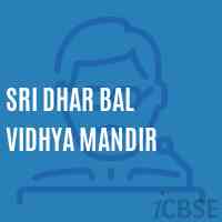 Sri Dhar Bal Vidhya Mandir Primary School Logo