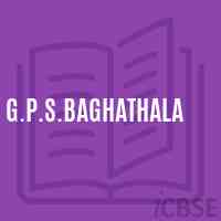 G.P.S.Baghathala Primary School Logo