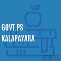 Govt.Ps. Kalapayara Primary School Logo