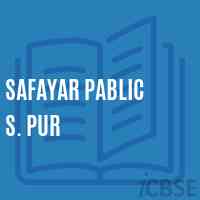 Safayar Pablic S. Pur Primary School Logo