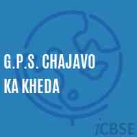 G.P.S. Chajavo Ka Kheda Primary School Logo