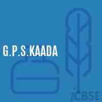 G.P.S.Kaada Primary School Logo