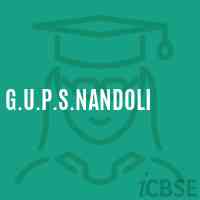 G.U.P.S.Nandoli Middle School Logo