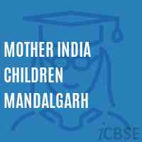 Mother India Children Mandalgarh Middle School Logo
