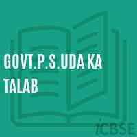 Govt.P.S.Uda Ka Talab Primary School Logo