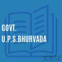 Govt. U.P.S.Bhurvada Middle School Logo