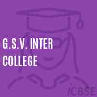 G.S.V. Inter College High School Logo