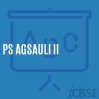 Ps Agsauli Ii Primary School Logo