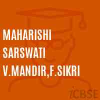 Maharishi Sarswati V.Mandir,F.Sikri Primary School Logo