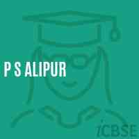P S Alipur Primary School Logo