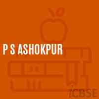 P S Ashokpur Primary School Logo