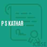 P S Kathar Primary School Logo