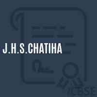 J.H.S.Chatiha Middle School Logo