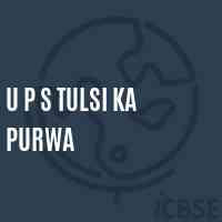 U P S Tulsi Ka Purwa Middle School Logo