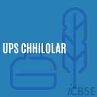 Ups Chhilolar Middle School Logo