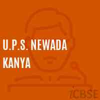 U.P.S. Newada Kanya Middle School Logo