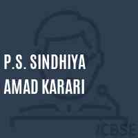 P.S. Sindhiya Amad Karari Primary School Logo