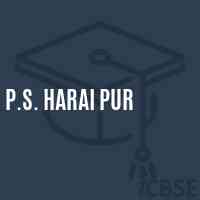 P.S. Harai Pur Primary School Logo