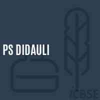 Ps Didauli Primary School Logo