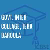 Govt. Inter Collage, Tera Baroula High School Logo