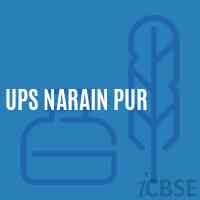 Ups Narain Pur Middle School Logo