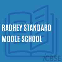 Radhey Standard Modle School Logo