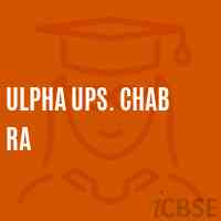 Ulpha Ups. Chab Ra Secondary School Logo
