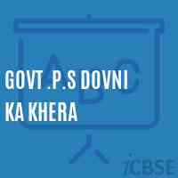 Govt .P.S Dovni Ka Khera Primary School Logo
