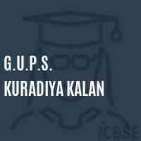 G.U.P.S. Kuradiya Kalan Middle School Logo