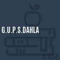 G.U.P.S.Dahla Middle School Logo