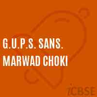 G.U.P.S. Sans. Marwad Choki Middle School Logo