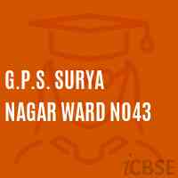 G.P.S. Surya Nagar Ward No43 Primary School Logo