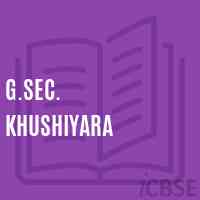 G.Sec. Khushiyara Secondary School Logo