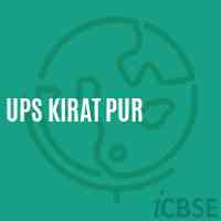 Ups Kirat Pur Middle School Logo