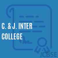 C. & J. Inter College High School Logo