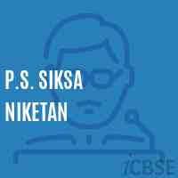 P.S. Siksa Niketan Primary School Logo