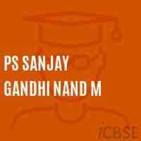 Ps Sanjay Gandhi Nand M Primary School Logo