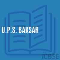 U.P.S. Baksar Middle School Logo