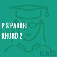 P S Pakari Khurd 2 Primary School Logo