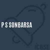 P S Sonbarsa Primary School Logo