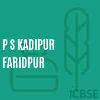 P S Kadipur Faridpur Primary School Logo