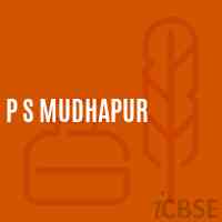 P S Mudhapur Primary School Logo