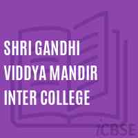 Shri Gandhi Viddya Mandir Inter College High School Logo