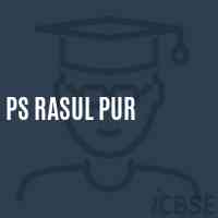 Ps Rasul Pur Primary School Logo