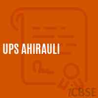 Ups Ahirauli Middle School Logo
