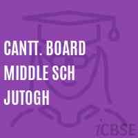 Cantt. Board Middle Sch Jutogh Middle School Logo