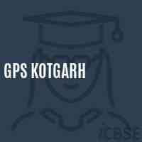 Gps Kotgarh Primary School Logo