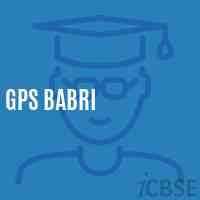 Gps Babri Primary School Logo